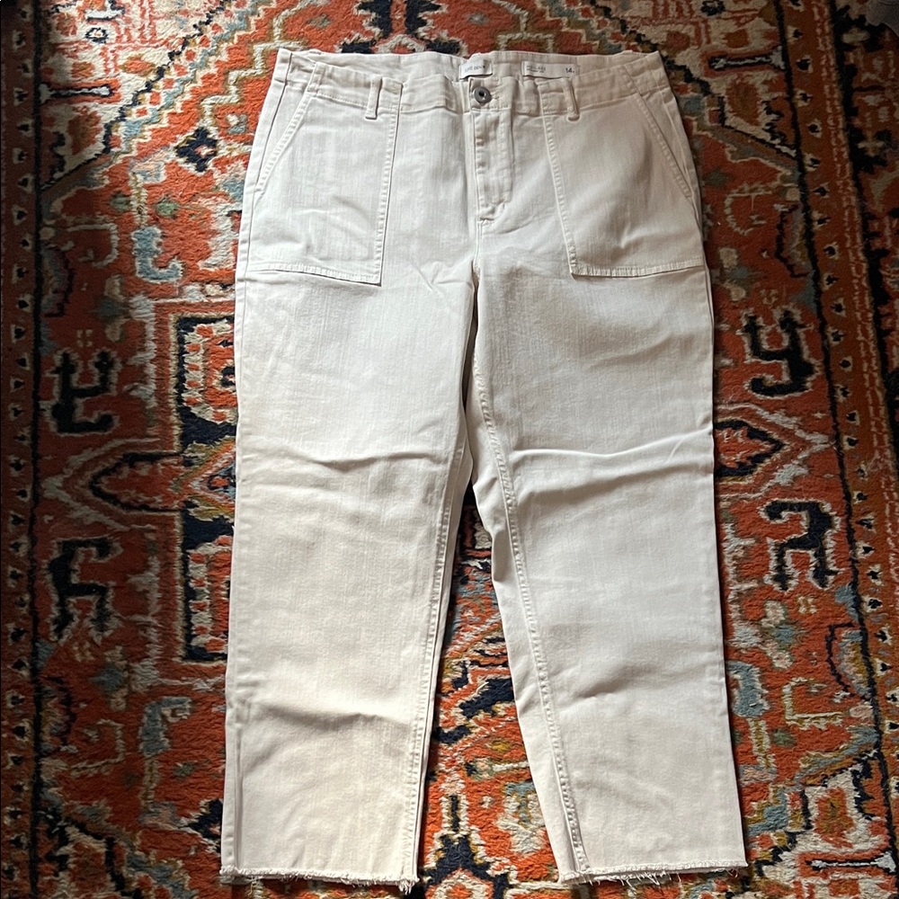 J. Jill High-Rise Straight Leg Jeans in Barley